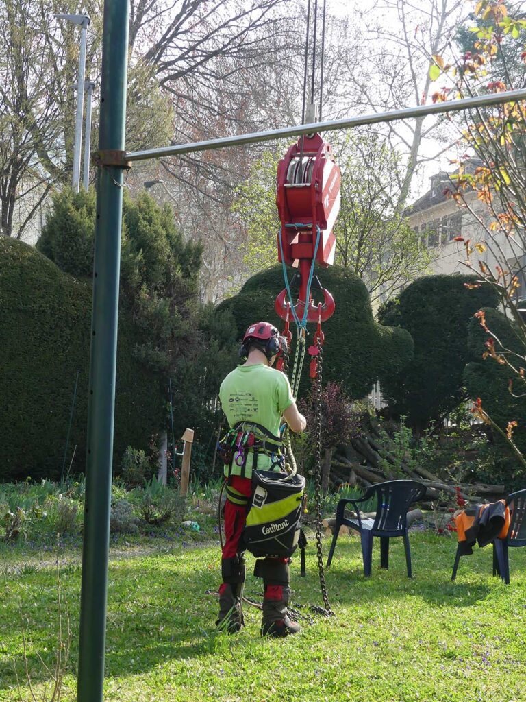 Faktor-Baum Person am Haken Vorbereitung